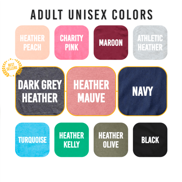 tshirts unisex colors